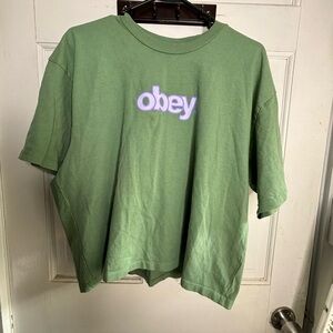 Obey Box Crop Top